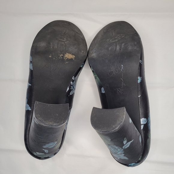 Penny Loves Kenny Floral Block Chunky Heels Size 8 - Picture 6 of 6